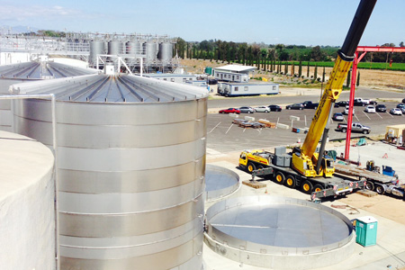 Onsite/Field Fabricated Stainless Steel Tanks
